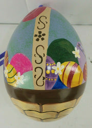 Katherine's Collection 10" Painted Easter Egg Hanging Window Display