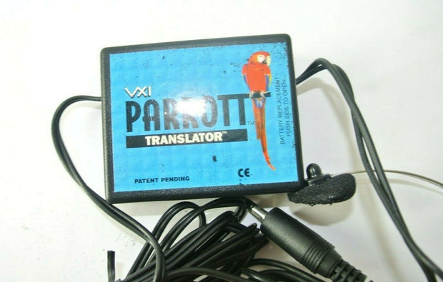 Voice Recognition VXI Parrott Translator w/ headset, manual