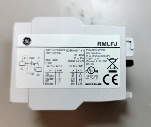 General Electric Ge RMLFN Rmlf  Contactor Mechanical Latch Block