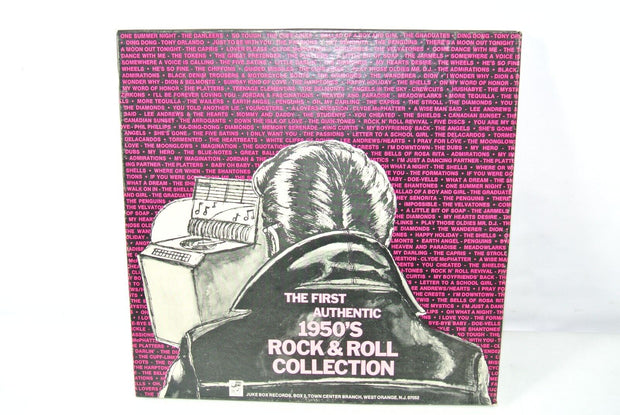 'The First Authentic 1950s Rock & Roll Collection" 4x Vinyl LP