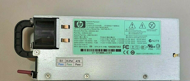 HP HSTNSPL11 Proliant 1200W Hot Plug Power Supply - 438203001