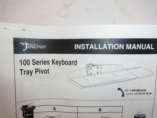 Ergotron 4100-J38 Series 100 Keyboard Tray Pivot