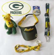 Vintage Packers Memorabilia Lot, Lanyard, Visor, Button, More