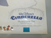 1996 WDCC Disney's Cinderella Dreams Come True Excl. Lithograph, Sealed