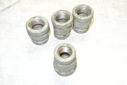 1/2 in. x 3/8 in. Reducing Coupling FPT Fitting, Malleable Iron - Qty 4