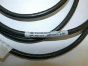 Qty 4 EMC Amphenol Mini-SAS 2m 038-003-787 Cable Mini SAS SFF-8088 to SFF-8088