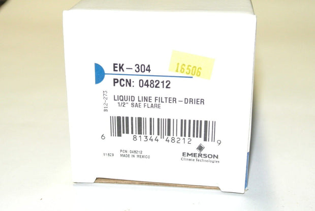 Emerson EK-304 Liquid Line Filter - Drier 1/2in SAE Flare
