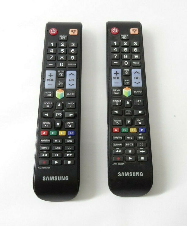 Pair of (2) Samsung Smart TV UE55ES800 Remotes - Missing Battery Panel