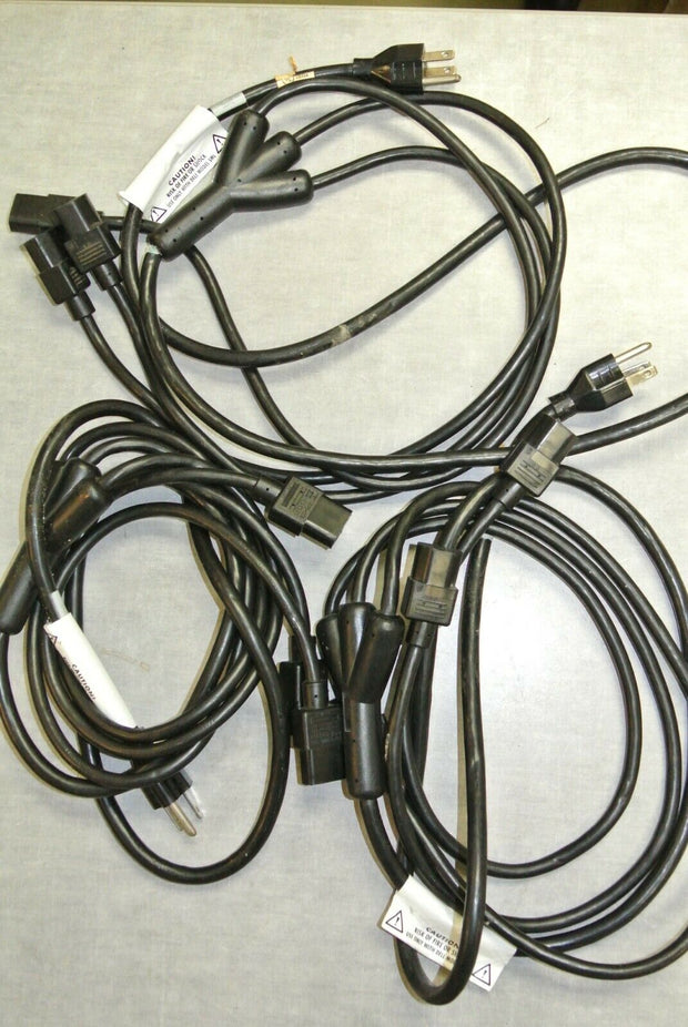 Dell PowerEdge Server 6 Ft. 14AWG Power Cable 3-Way Splitter - Lot of 3