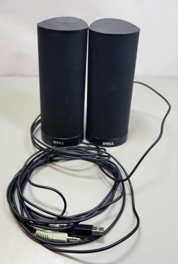 Dell AX210 USB 2.0 Powered Speaker - Black, Tested, Work well.