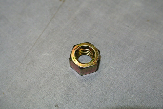 7/16" Hex Nut, Yellow Zinc Plated, Grade 8 - 5 lb. bag (approx. 200 Hex Nuts)