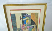 Picasso Limited Edition  Guild 1970's Lithograph "Femme Assise Devant La Fenetre