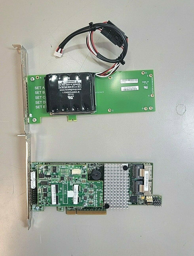 LSI SAS92718I MegaRAID SAS RAID Controller PCI-E 3.0 & Mounting Bracket & Batter