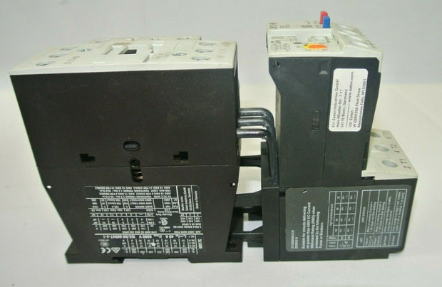 Eaton 120VAC Non-Reversing IEC Magnetic Contactor 3P w/ Overload Relay ZEB XTOE