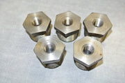 Hex Bushing, Malleable Iron Pipe Fitting Adapter 1/4" x 1/4" - Lot of 5