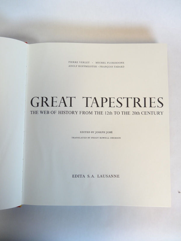 Great Tapestries Edita S.A. Lausanne Web of History 12th - 20th Century 1965