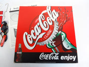 NOS Vintage Coca-Cola Coke In Store Graphics Hanging Bottle Opener Signs