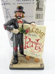 NIB 2001 Emmett Kelly Jr Collectors Society "Welcome To The Party" #9817