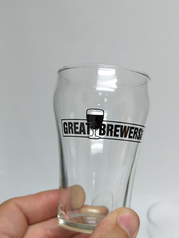 Set of 5 Small Beer Tasting Glasses, Greatbrewers.com Great Brewers Glassware