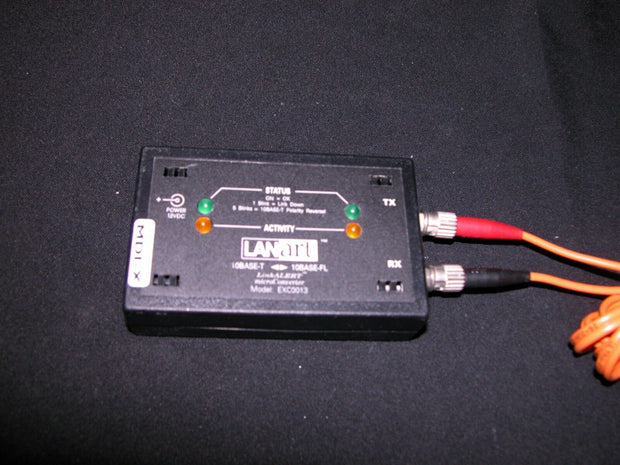 LANart Link Alert Microconverter Model EXC0013 10Base-T to 10Basel-FL
