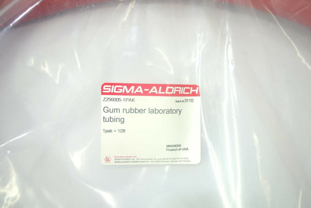Sigma Z256005-1Pak 10' Gum Rubber Lab Tubing I.D. × O.D. 3/8  in. × 1 1/8  in.