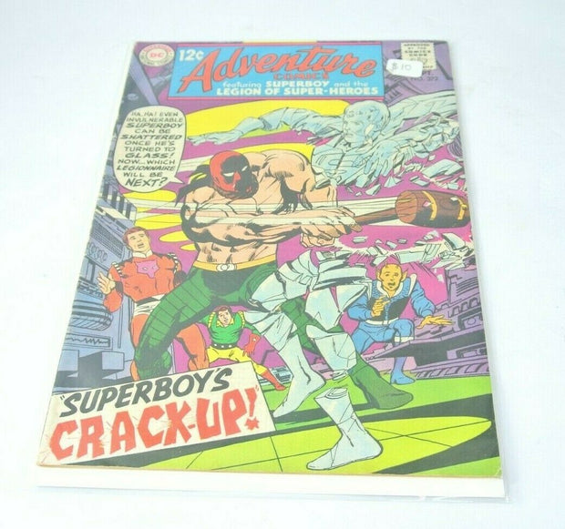 Adventure Comics 372 Neal Adams c Legion Superheroes Colossal Boy 1968