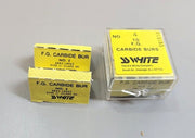 14 Pcs White FG Carbide Bur No.2 (6843-14967) No.4 (6843-14970)