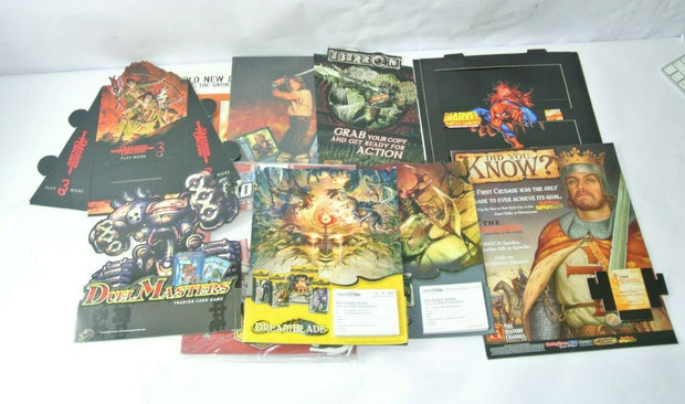 Rare Lot Limited Edition Stand Up Pop Up Game Store Displays D&D Marvel Monty
