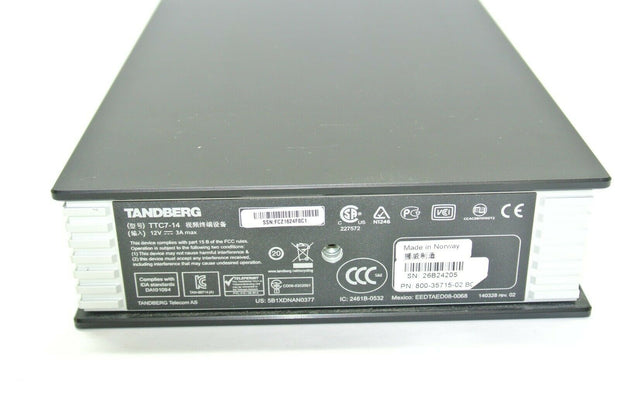 Tandberg TTC7-14 Video Conferencing System with Power Adapter