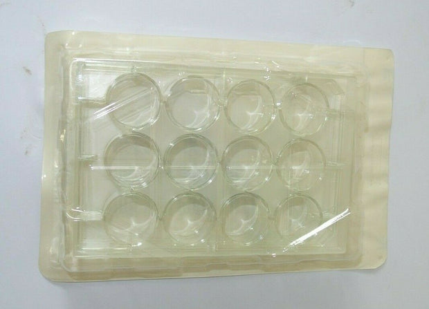 SEALED Lot of 21 Falcon 12 Well Tissue Culture Plate with Lid 3043
