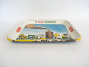 Vintage 1961 Coca Cola Be Really Refreshed Rectangle Advertising Serving Tray