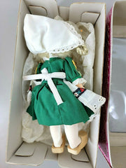 Vintage Shirley Temple Doll In Box, Green Flower Dress New in Box 1982 Ideal Toy