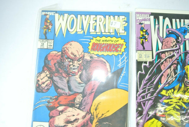Lot of (2) Marvel Comics Wolverine Issues #18 & 63 - Excellent condition!