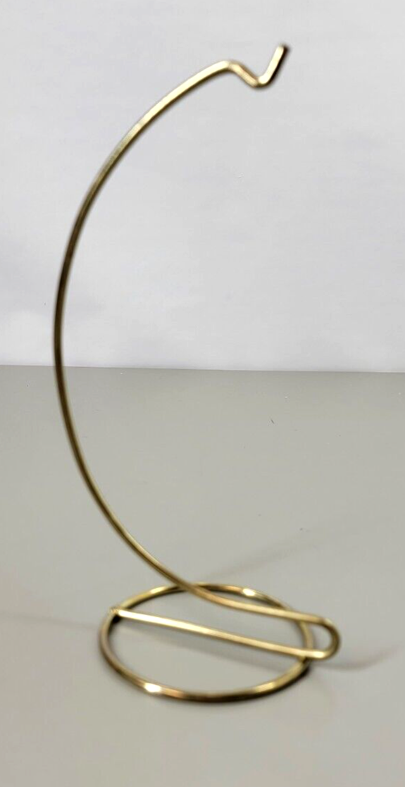 Small Sized Wire Ornament Hangar, 7", Gold tone, Display, Decorative
