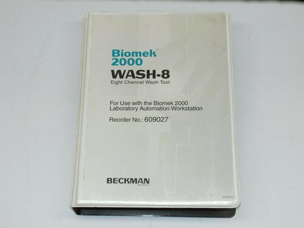 Beckman Coulter Biomek 2000 Wash-8 Eight Channel Wash Tool 609027