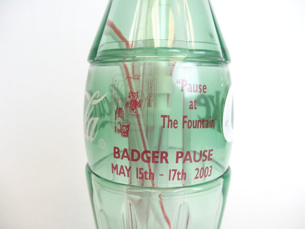 2003 Wisconsin Badger Chapter Coca-Cola Collector Club Coke Bottle Straw Holder
