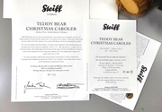 Steiff 036071 Christmas Caroller Teddy Bear 28CM, Rare, Discontinued, Ltd Ed