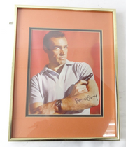 AUTOGRAPHED Sean Connery James Bond Framed