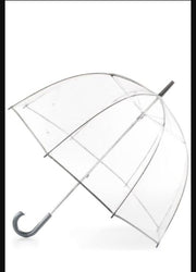 Qty 6 Pcs, Totes Signature Bubble Umbrella - Clear, 36" Length, New old Stock