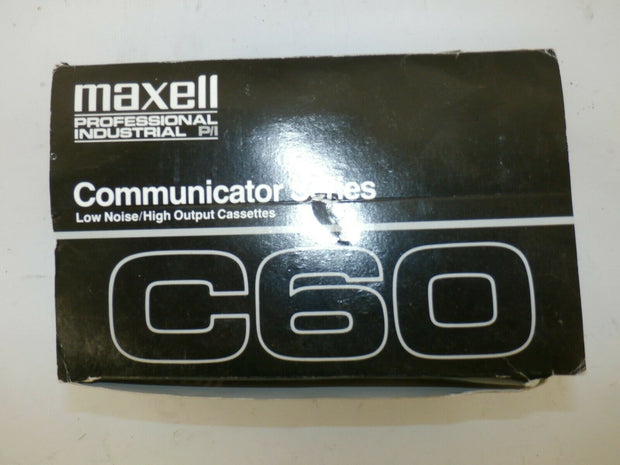 Qty 9 Maxwell Communicator Series C60 Cassette Tapes