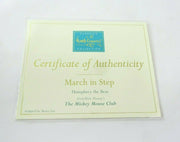 SEALED WDCC March In Step Humphrey The Bear Mickey Mouse Club *COA ONLY*