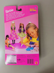 1994 Barbie "PAINT THE DOTS FASHIONS #12635 Mattel - Decorate w/ Paint & Sequins
