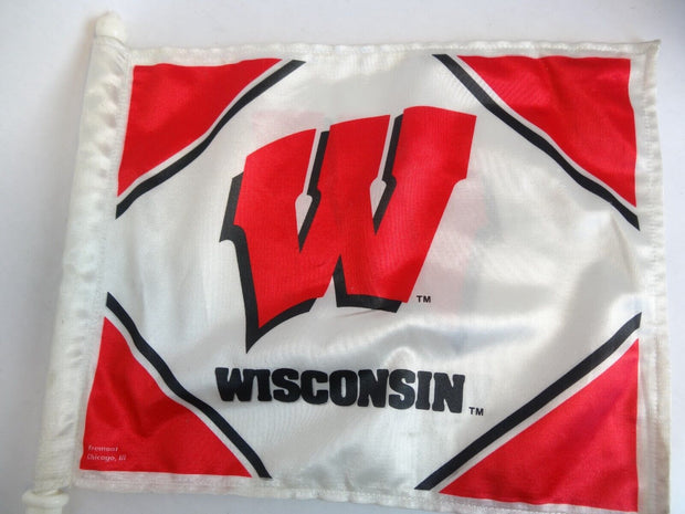 Freemont University of Wisconsin Badgers Football Auto Car Truck Flag