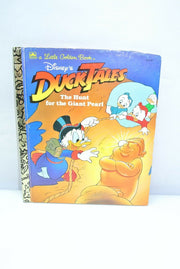 Little Golden Book Disney's Duck Tales The Hunt for the Giant Pearl 1987 HC