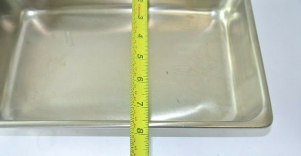 Autoclavable Laboratory Tray Stainless Steel 12" x 7.5" x 2.5"