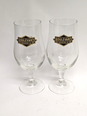 Boulevard Brewing Co. Kansas City Beer Glass, 25cl - Set of 2