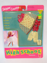 1992 Mattel Barbie Skipper Courney High School Fashions NRFB