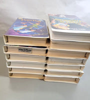 Lot 13 Disney VHS Collection Aladdin, Peter Pan, Lion King, Mermaid, Alice, Etc