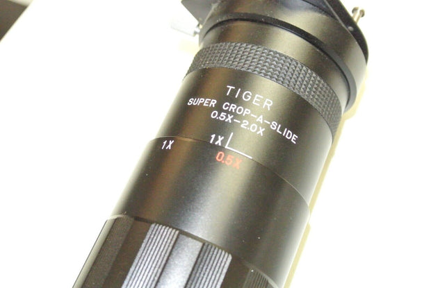 Tiger Super Crop-A-Slide 0.5X-2.0X Slide Duplication Converter Lens Near Field