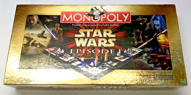 Star Wars Monopoly Board Game- Episode 1 Collector Edition 3-D Gameboard